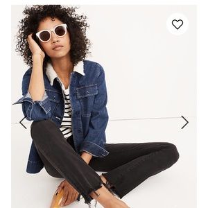 EUC Madewell Black cali Demi boot jeans